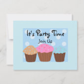 Invitation C'est l'heure de la fête (Devant)