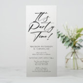 Invitation C'est l'heure de la fête 40e fête d'anniversaire S (Debout devant)