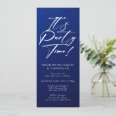 Invitation C'est l'heure de la fête 40e fête d'anniversaire S (Debout devant)