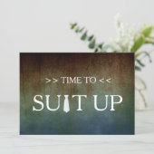 Invitation C'est l'heure de s'équiper (Debout devant)