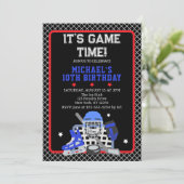 INVITATION C'EST L'HEURE DU JEU HOCKEY ANNIVERSAIRE (Debout devant)