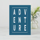 Invitation C'est l'heure du T-Shirt d'aventure (Debout devant)