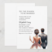 Invitation C'Est L'Invitation À La Douche Nuptiale De La Sais (Devant / Derrière)