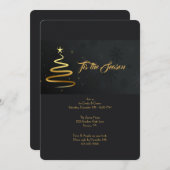 Invitation C'est l'invitation de vacances de saison (Devant / Derrière)