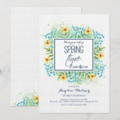 Invitation C'est l'invitation du printemps (Devant / Derrière)