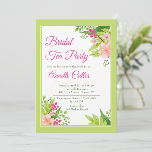 Invitation C'est l'invitation du printemps (Debout devant)