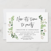 Invitation C'est maintenant le temps de faire la fête, Fête d (Devant)