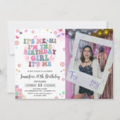 Invitation C'est moi, Hi Super Disco Eras Photo Anniversaire (Devant)