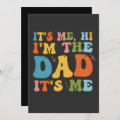 Invitation C'est moi Salut, je suis le papa C'est moi Funny P (Devant / Derrière)