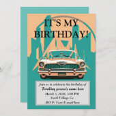 Invitation C'est mon anniversaire ! (Devant / Derrière)