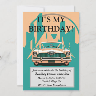 Invitation C'est mon anniversaire !