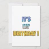 Invitation C'est mon anniversaire (Devant)