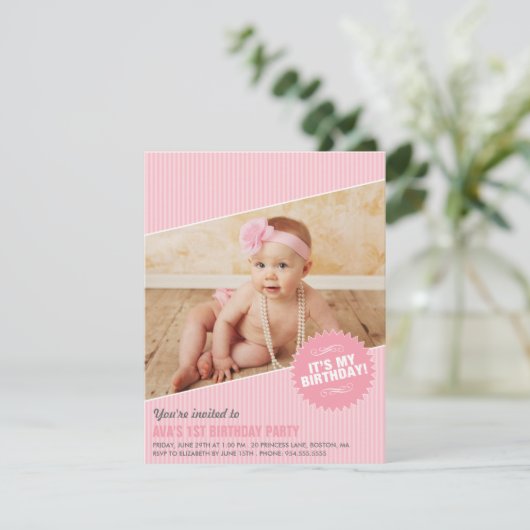 INVITATION C'EST MON ANNIVERSAIRE ! (Debout devant)