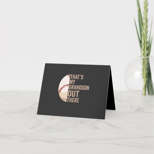 Invitation C'est mon petit-fils là-bas, drôle d'amateur de ba (Devant)