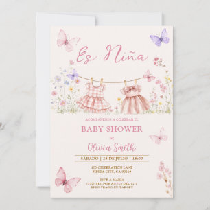 Invitation C'est Nina Fleur Sauvage Mexicaine Baby Shower Esp