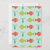 Invitation C'est O-fish-al Fishing 1er anniversaire Invitatio (Dos)