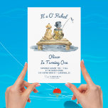 Invitation C'est O'Fishal Fishing Boy 1er anniversaire<br><div class="desc">Créez votre propre invitation pour 1er anniversaire ! Personnalisez ce design avec votre propre texte. Vous pouvez customiser cette conception en sélectionnant le lien "customiser plus loin" si vous le souhaitez.</div>