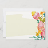 Invitation C'est Pâques (Dos)