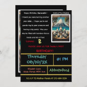 Invitation C'est parti pour cette fête du panda ! (Devant / Derrière)