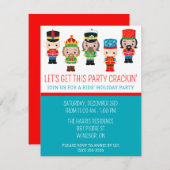 Invitation C'est Parti pour une Fête Éclatante ! Fête de Cass (Devant / Derrière)