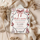 Invitation C'est plus de Fête des mariées Italienne Main dess