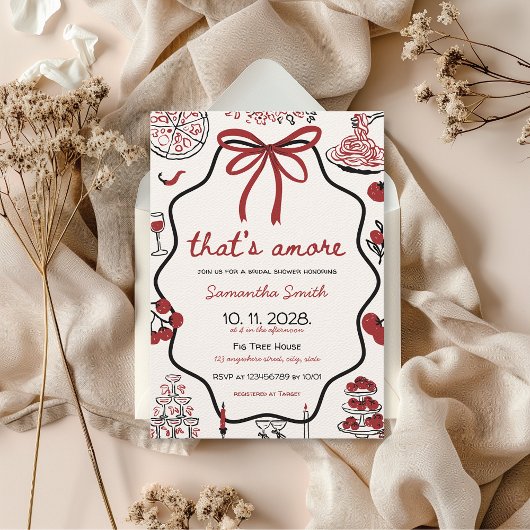 Invitation C'est plus de Fête des mariées Italienne Main dess