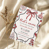 Invitation C'est plus de Fête des mariées Italienne Main dess