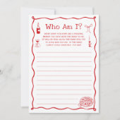 Invitation C'Est Plus Fête des mariées Devinez Qui Suis Je Ca (Devant)