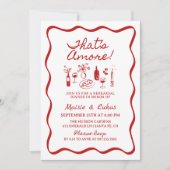 Invitation C'est plus italien Dîner de répétition d'illustrat (Devant)