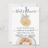 Invitation C'est plus italien Dîner de répétition Pasta Invit (Devant)