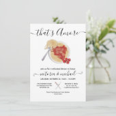 Invitation C'est plus italien Dîner de répétition Pâtes (Debout devant)