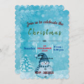 Invitation C'est pour célébrer Noël (Devant / Derrière)