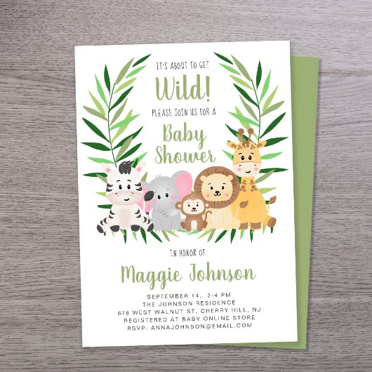 Invitation C'est sur le point d'attraper le Baby shower sauva