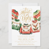 Invitation C'est sur le point de devenir un Noël Sweat de fêt (Devant)