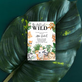 Invitation c'est sur le point de se rendre sauvage safari jun