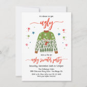 Invitation C'est sur le point d'obtenir une fête de Noël moch (Devant)