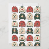 Invitation C'est sur le point d'obtenir vilaine fête de Noël (Dos)