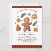 Invitation C'est tout sur cet échange de biscuits à cuire (Devant)