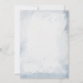 Invitation C'est Twins ! Chiens de chiot Baby shower aquarell (Dos)