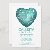 Invitation C'est un Baby shower à ballets à Parties scintilla (Devant / Derrière)