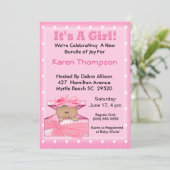 Invitation C'est un Baby shower afro-américain (Debout devant)