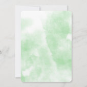 Invitation C'est un Baby shower d'animaux de bois (Dos)