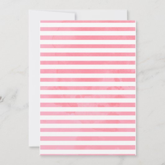 Invitation C'est un baby shower d'animaux de forêt de filles (Dos)