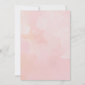 Invitation C'est un Baby shower de ballons rose fille (Dos)