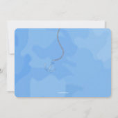 Invitation C'est un Baby shower de bateau à voile (Dos)