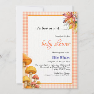 Invitation C'est un baby shower de conte de fées garçon ou fi