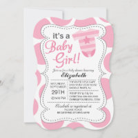 C'est un Baby shower de costume de bébé rose fille