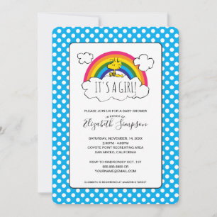 Invitation C'est un Baby shower de fille
