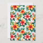 Invitation C'est un Baby shower de Safari pour filles (Dos)