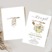 Invitation C'est un Baby shower de vêtements pour filles Boho